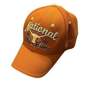 Texas Longhorns Football Hat National Champions Cap Zephyr 2005 College NCAA